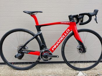Used Pinarello DOGMA F RED ETAP AXS Disc 2023, POWER-METER & MOST BAR/STEM 2023 Road & Gravel