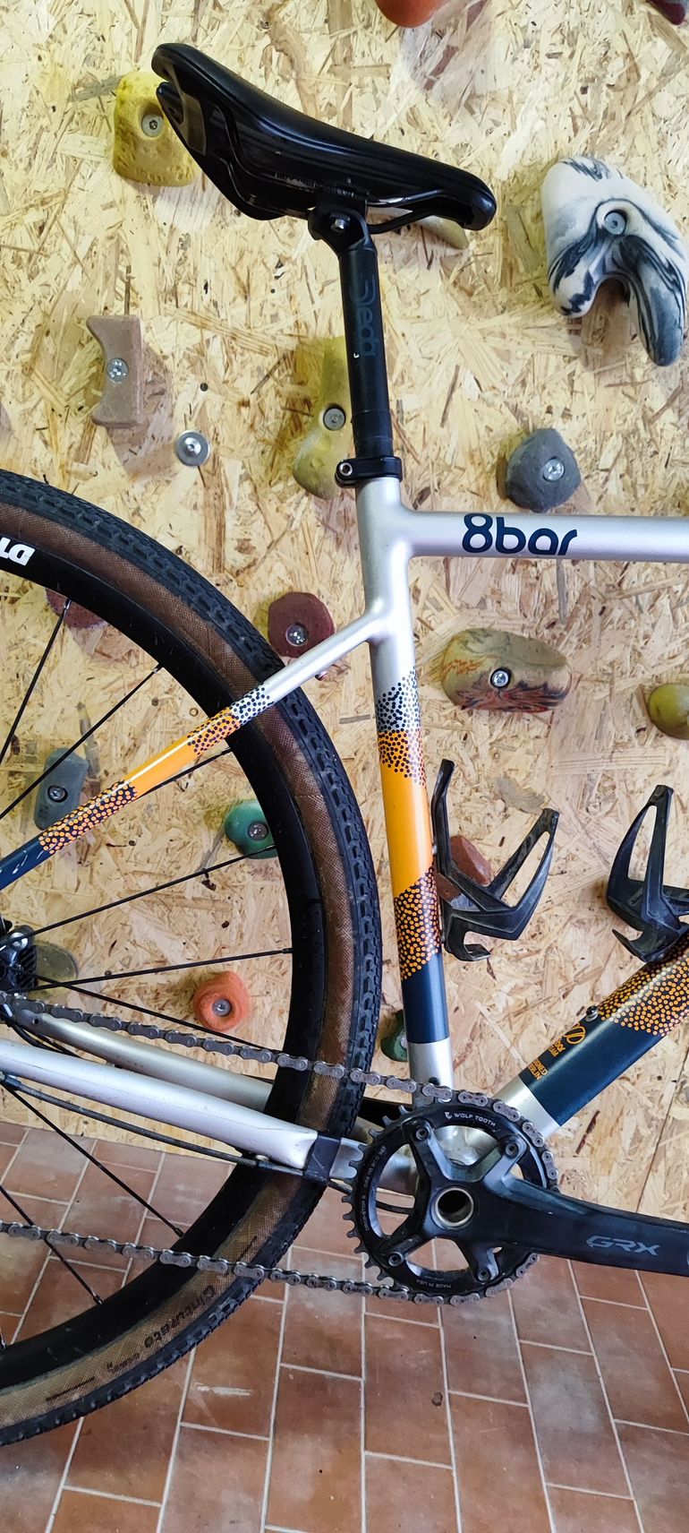 Used 8Bar Mitte V3 - 2 In 1 - Gravel & Road 2023 Road & Gravel, Light Gray — image 3 of 7