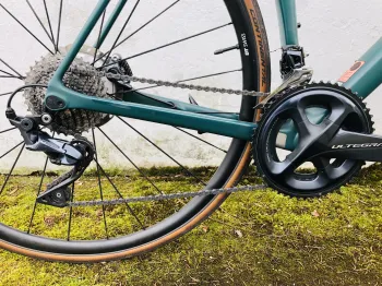 Used Canyon Endurace CF SL 8 Disc 2021 Road & Gravel, Green — image 2 of 8