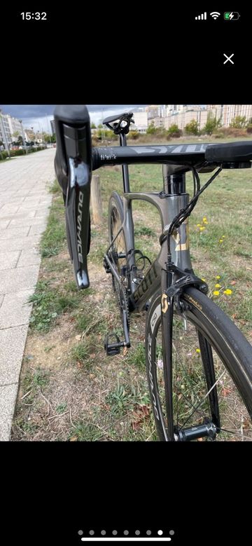 Brugt Scott Foil Shimano Dura Ace Di2 2019 Road & Gravel — billede 2 af 8