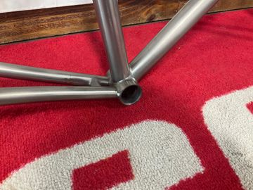 Used Merlin Extralight Frameset 2003 Road & Gravel, Light Gray — image 4 of 7
