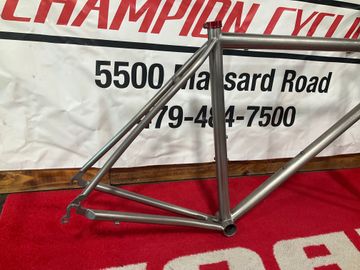 Used Merlin Extralight Frameset 2003 Road & Gravel, Light Gray — image 3 of 7