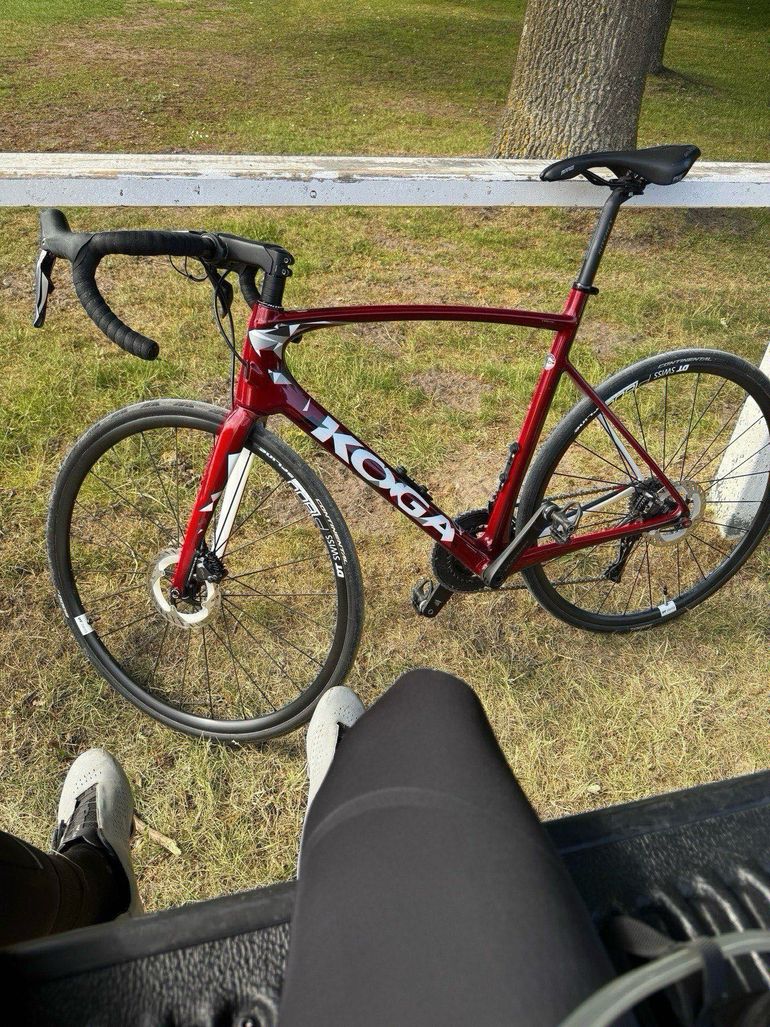 Used Koga Kimera Shimano Ultegra Di2 2023 Road & Gravel, Red — image 7 of 9