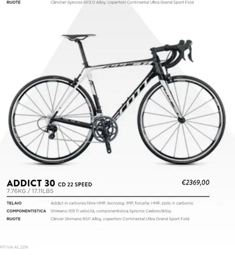 Used Scott Addict 30 Cd 2015 2015 Road & Gravel — image 1 of 5