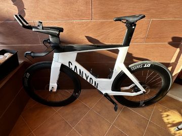 Canyon Speedmax CF SLX 8 eTap 2022 2022 Road & Gravel usato, Bianco — immagine 9 di 9