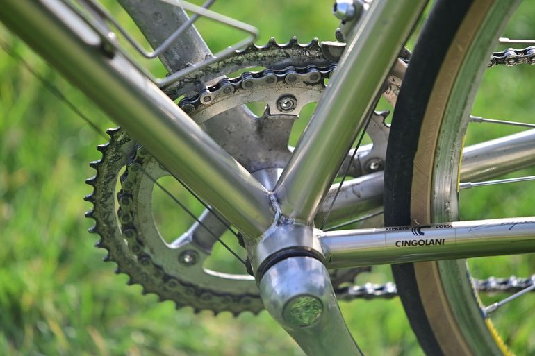 Used Olmo Titanium 1990 Road & Gravel, Light Gray — image 17 of 22