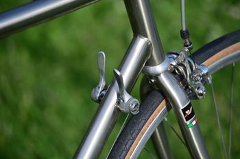 Used Olmo Titanium 1990 Road & Gravel, Light Gray — image 7 of 22