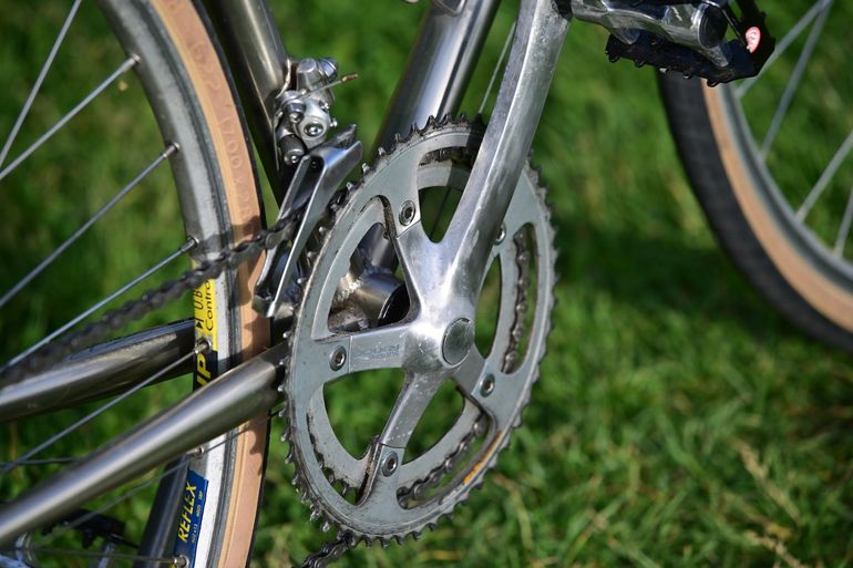 Used Olmo Titanium 1990 Road & Gravel, Light Gray — image 13 of 22