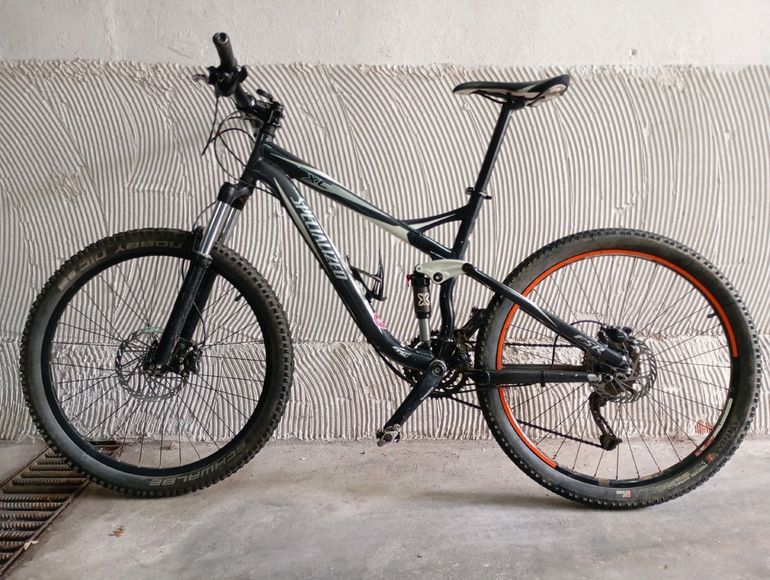 Used Specialized FSRxc Comp 2009 2009 Mountainbike, Light Gray, 26 — image 7 of 17