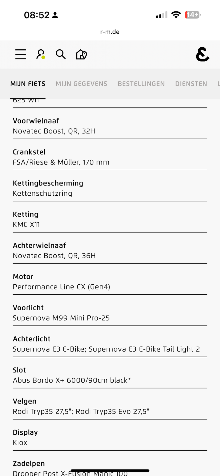 Gebrauchtes x Rise&Muller 2021 Mountainbike, Hellgrau — Bild 7 von 16