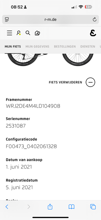 Gebrauchtes x Rise&Muller 2021 Mountainbike, Hellgrau — Bild 10 von 16