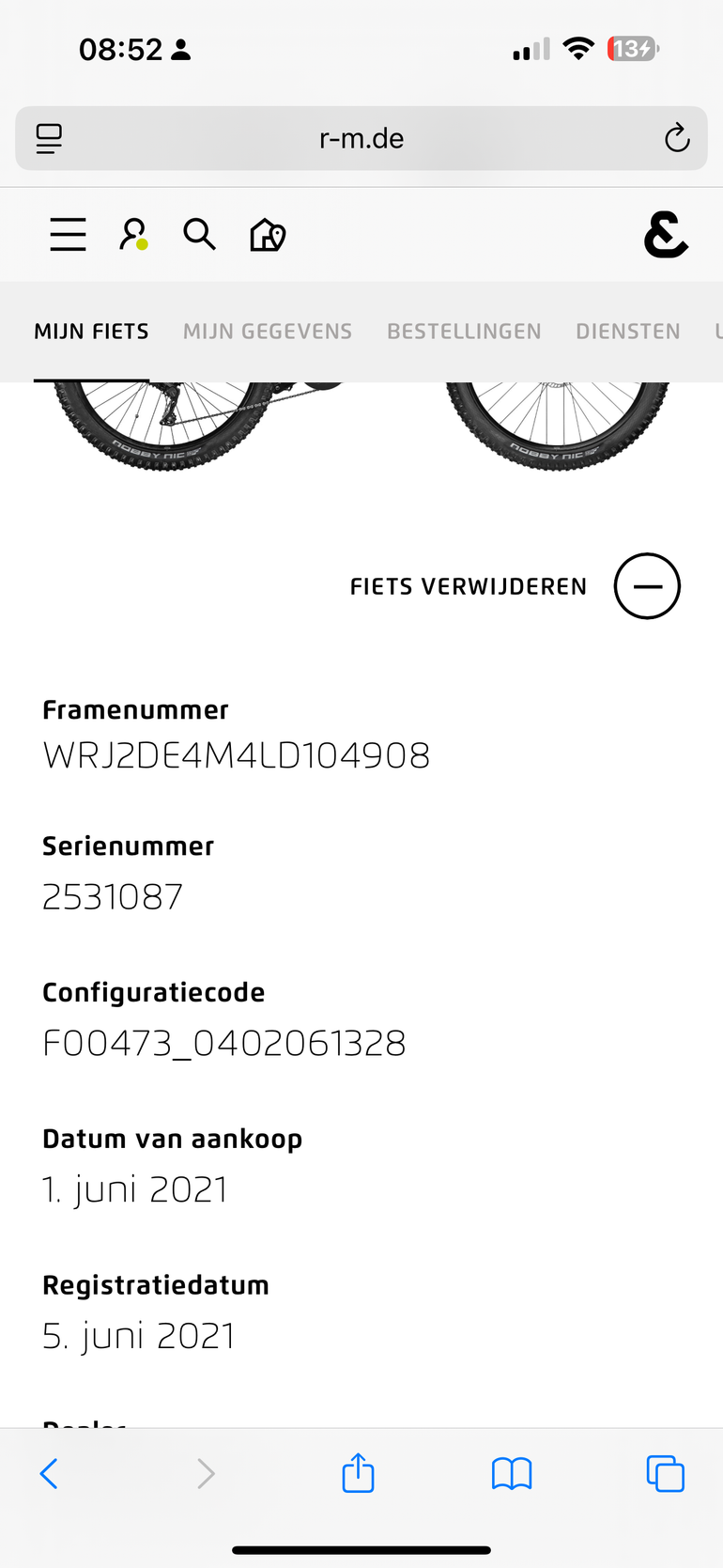 Gebrauchtes x Rise&Muller 2021 Mountainbike, Hellgrau — Bild 10 von 16