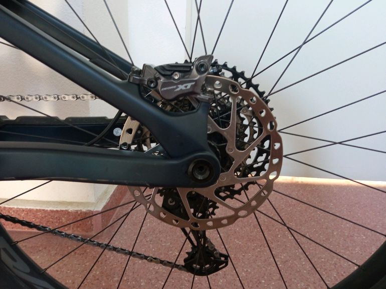 Orbea Rise Shimano Deore XT 2022 Mountainbike usato, Blu — immagine 18 di 24