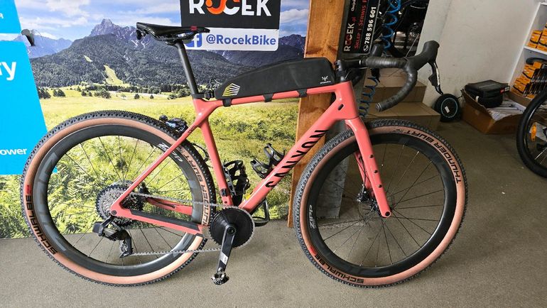 Used Canyon Grizl CF SL 6 AXS 2024 2024 Road & Gravel, Red — image 6 of 6