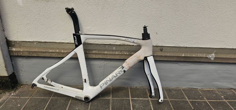 Gebrauchtes Pinarello F12 Frameset 2019 Road & Gravel, Weiß — Bild 2 von 5