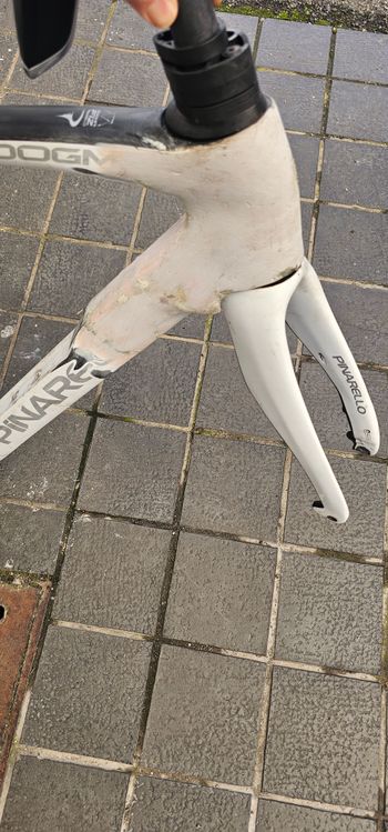 Gebrauchtes Pinarello F12 Frameset 2019 Road & Gravel, Weiß — Bild 4 von 5