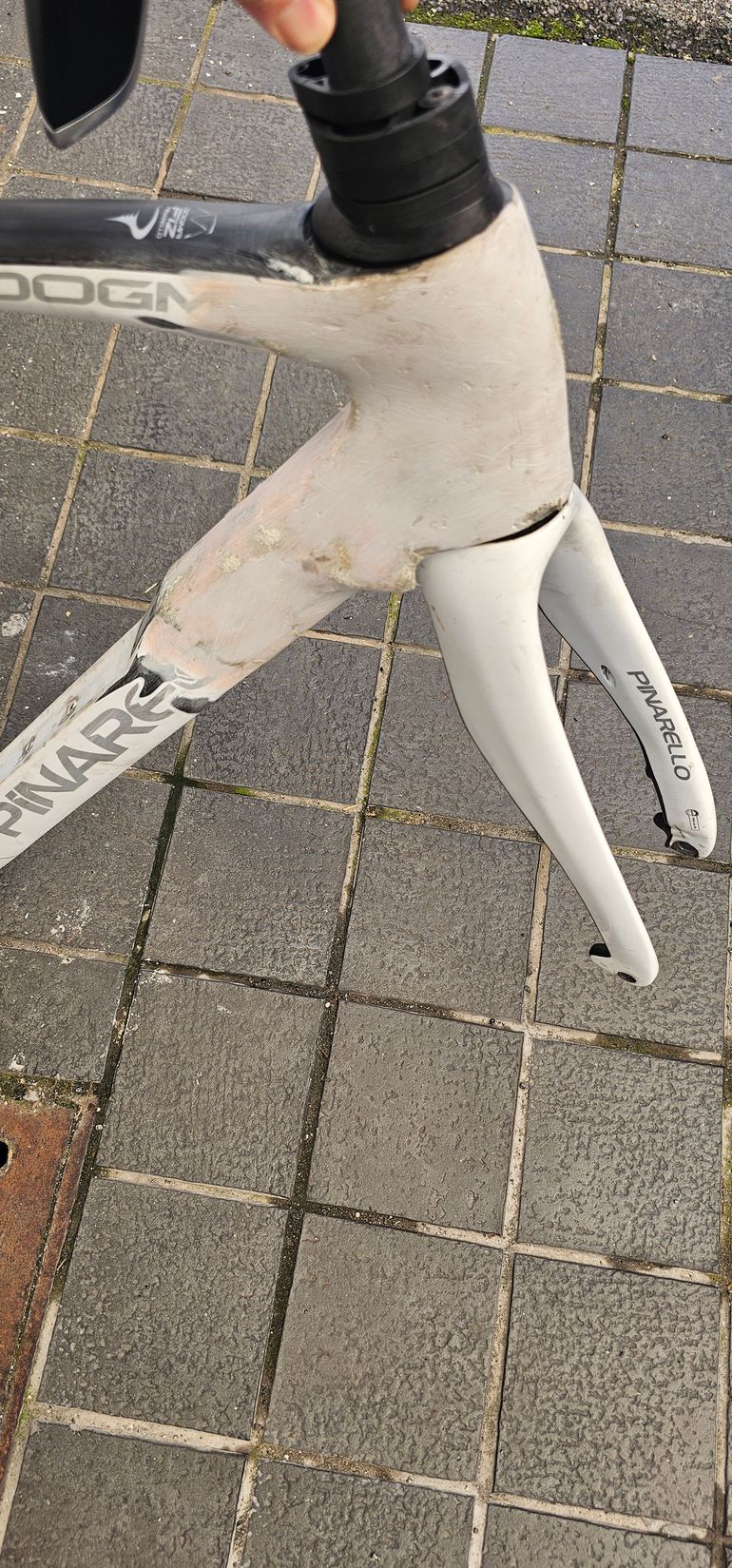 Gebrauchtes Pinarello F12 Frameset 2019 Road & Gravel, Weiß — Bild 4 von 5