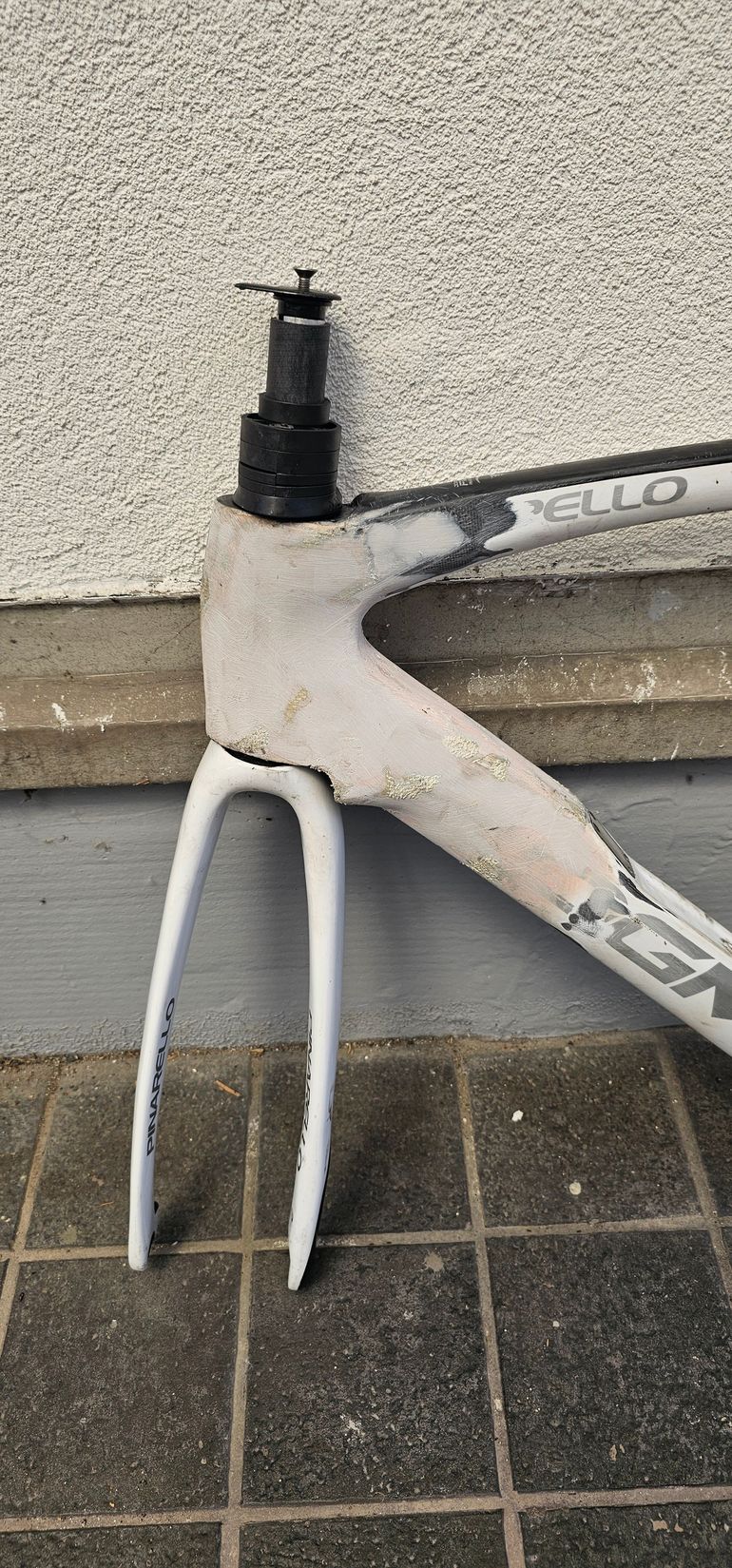 Gebrauchtes Pinarello F12 Frameset 2019 Road & Gravel, Weiß — Bild 3 von 5