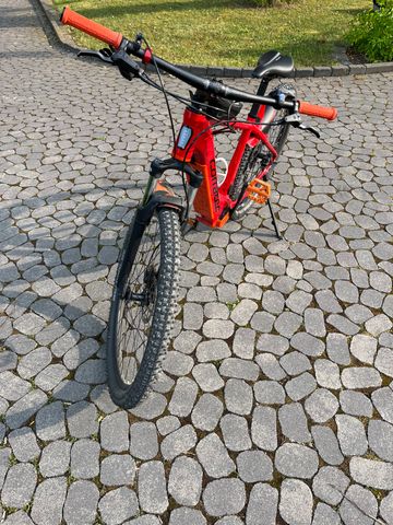 Corratec E-Power X Vert CX6 Ltd. Gent 2021 Mountainbike usato, Rosso — immagine 3 di 10