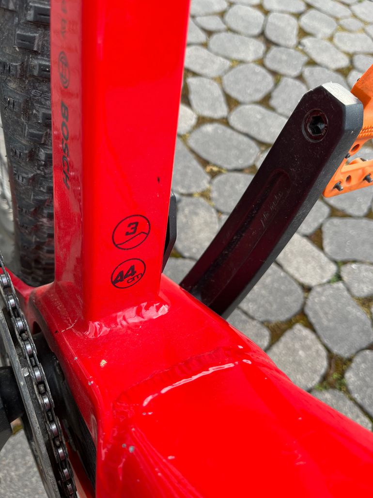 Corratec E-Power X Vert CX6 Ltd. Gent 2021 Mountainbike usato, Rosso — immagine 8 di 10