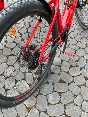 Corratec E-Power X Vert CX6 Ltd. Gent 2021 Mountainbike usato, Rosso — immagine 7 di 10