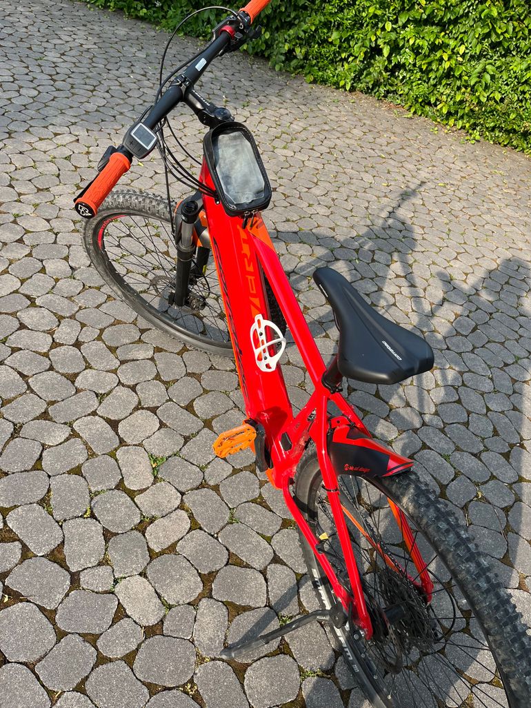 Corratec E-Power X Vert CX6 Ltd. Gent 2021 Mountainbike usato, Rosso — immagine 4 di 10