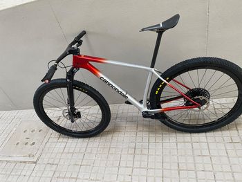 Used Cannondale F-si SRAM GX Eagle AXS (T-Type) 2024 Mountainbike, Rojo — image 3 of 12