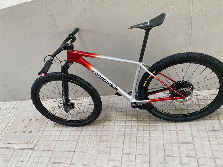 Used Cannondale F-si SRAM GX Eagle AXS (T-Type) 2024 Mountainbike, Rojo — image 3 of 12