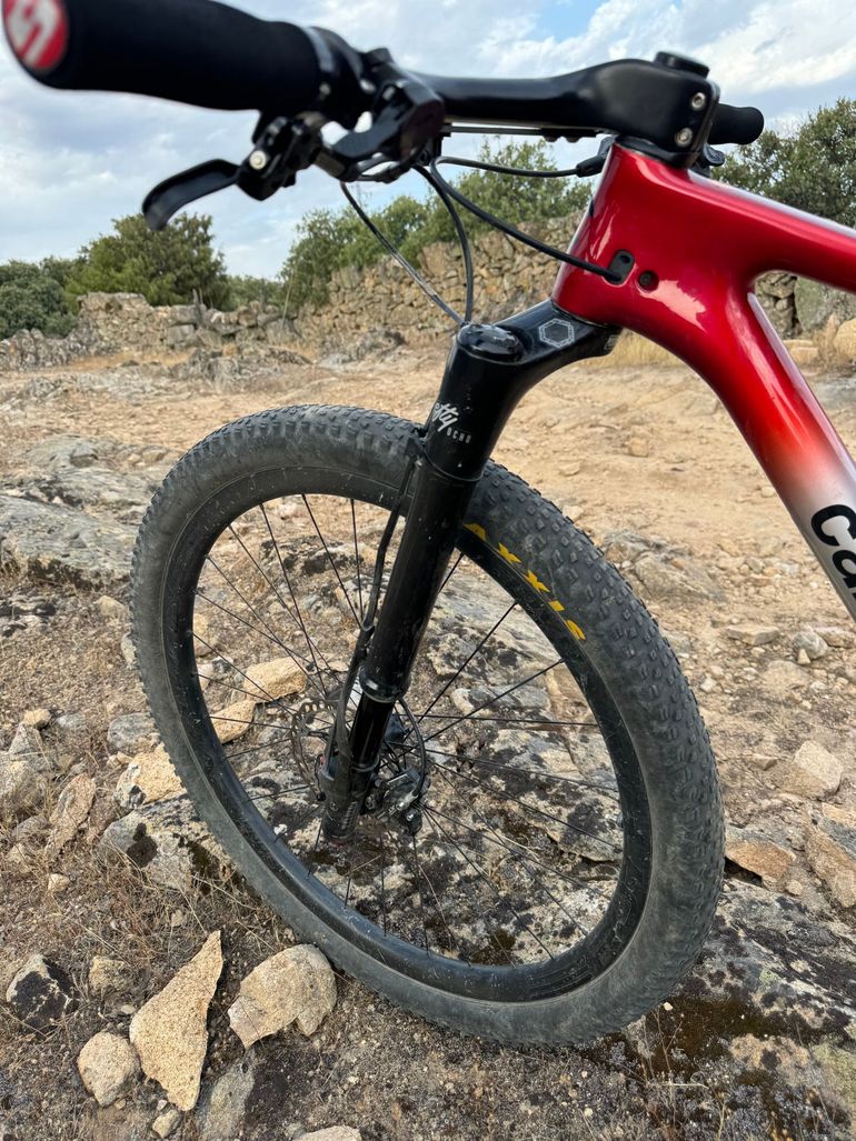 Cannondale F-si SRAM GX Eagle AXS (T-Type) 2024 Mountainbike usato, Rosso — immagine 5 di 12