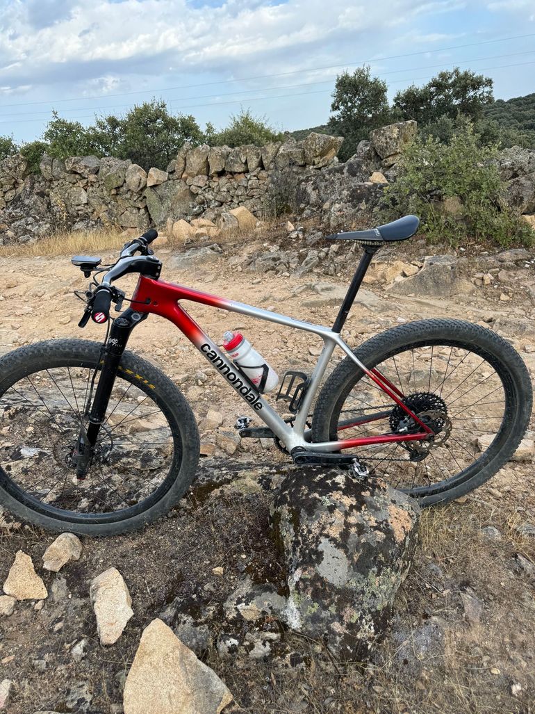 Cannondale F-si SRAM GX Eagle AXS (T-Type) 2024 Mountainbike usato, Rosso — immagine 4 di 12