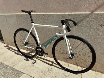 Bianchi Cuadro Súper Pista 1967 Road & Gravel usato, Bianco — immagine 3 di 4