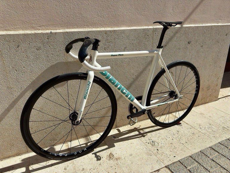 Bianchi Cuadro Súper Pista 1967 Road & Gravel usato, Bianco — immagine 1 di 4