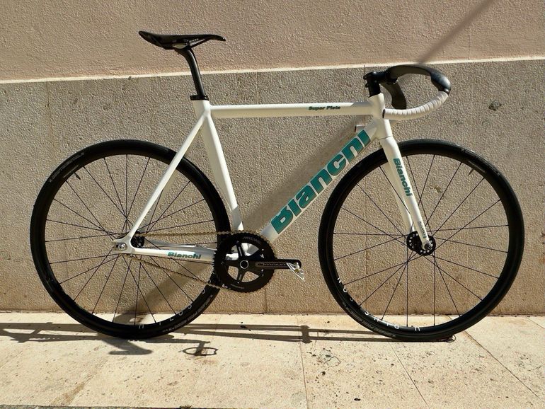 Bianchi Cuadro Súper Pista 1967 Road & Gravel usato, Bianco — immagine 4 di 4