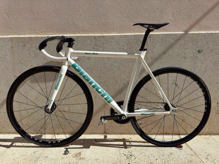 Bianchi Cuadro Súper Pista 1967 Road & Gravel usato, Bianco — immagine 2 di 4