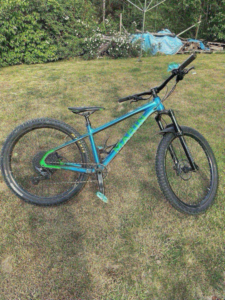 Used Marin San Quentin 2 2022 2022 Mountainbike, Blue, 27.5 — image 2 of 7