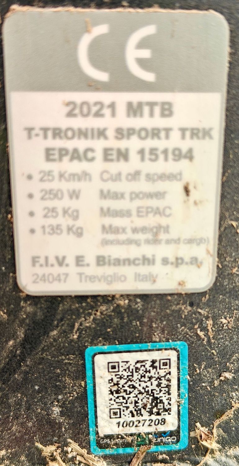 Used Bianchi T-Tronik Sport Tourer 9.1 2023 2023 Road & Gravel — image 3 of 5