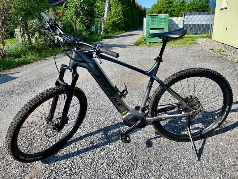Used Stevens E-Agnello 2021 2021 Mountainbike, Light Gray, 29 — image 3 of 7