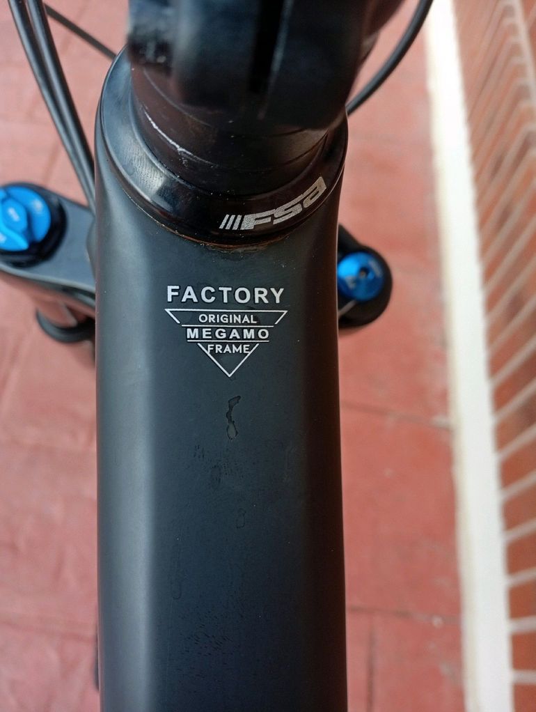 Megamo FACTORY 15 2022 2022 Mountainbike usato, Nero — immagine 9 di 10