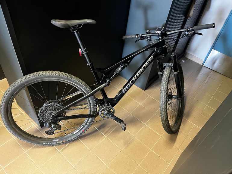 Used ROCKRIDER Full suspension SRAM GX Eagle AXS (T-Type) 2021 Mountainbike, Black — image 1 of 5