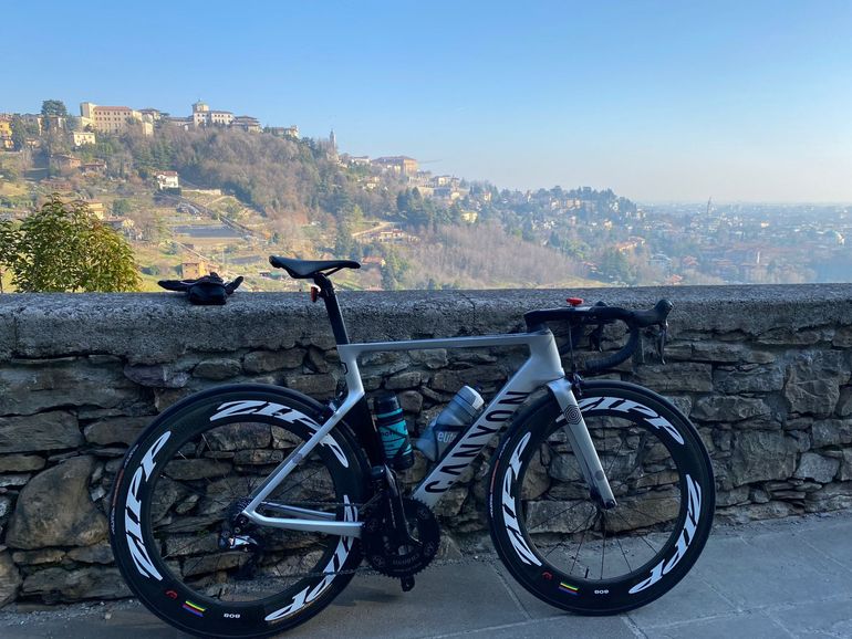 Used Canyon Aeroad CF SLX 9.0 LTD 2018 2018 Road & Gravel, Light Gray — image 6 of 6