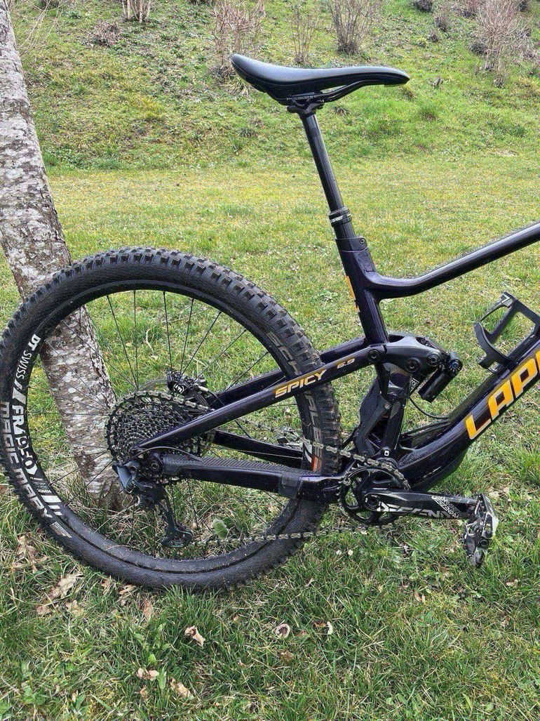 Used Lapierre Spicy Sram Eagle Transmission GX 2022 Mountainbike, Blue — image 10 of 11
