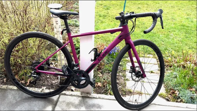 Used CUBE Axial WS Pro 2021 Road & Gravel, Purple — image 1 of 8