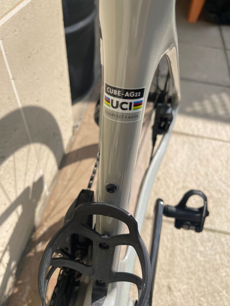 Used CUBE AGREE C:62, SL 2022 2022 Road & Gravel, Light Gray — image 15 of 17
