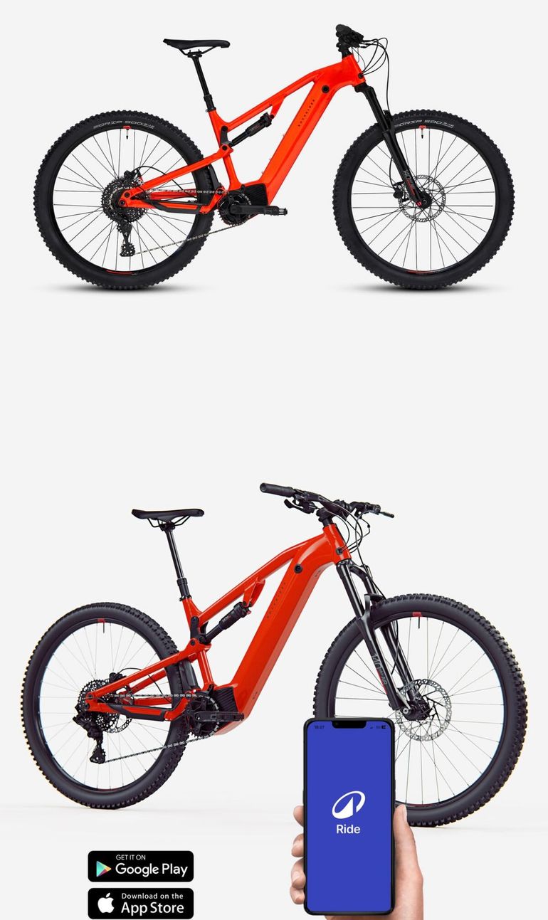 Used ROCKRIDER 520 S 2024 Mountainbike, Rot — image 4 of 6