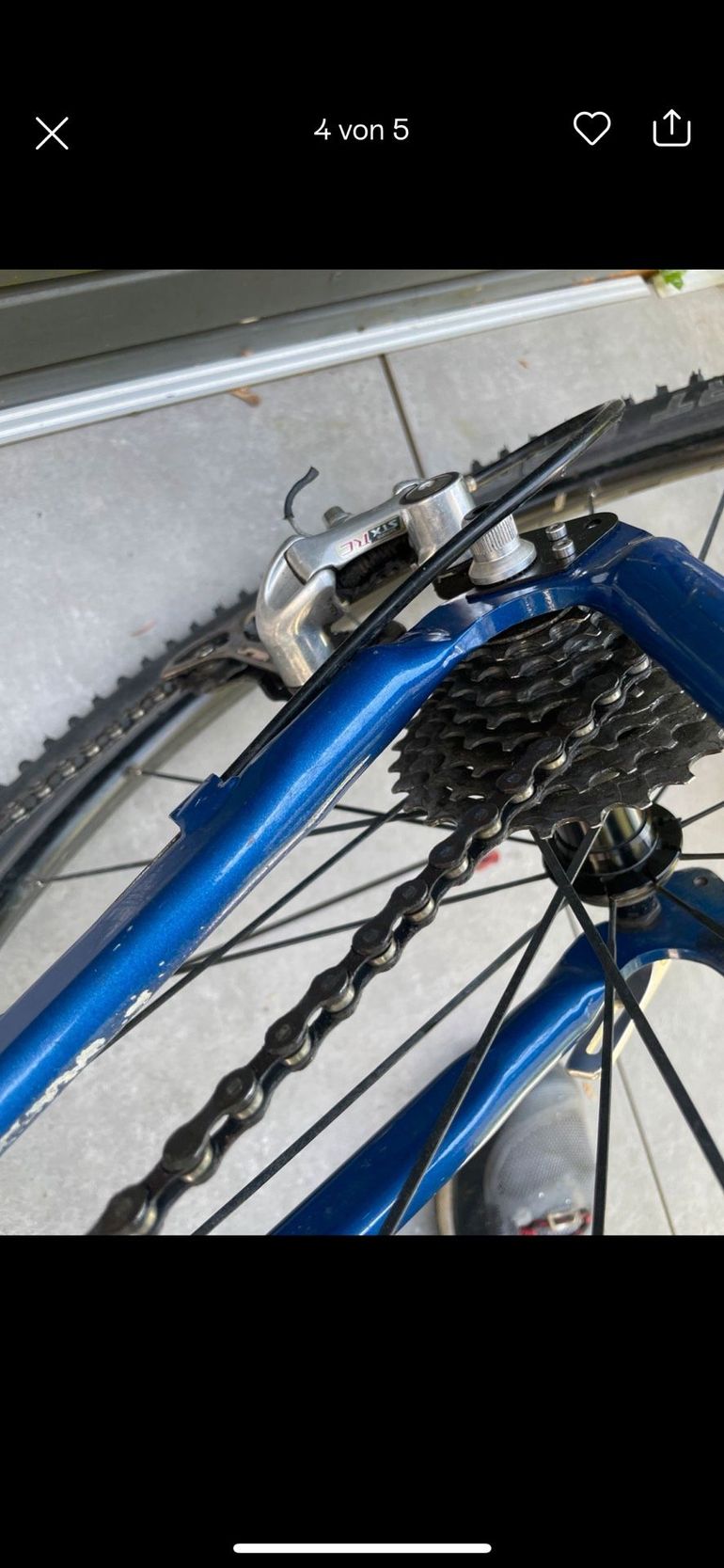 Used Cannondale M500 1995 Mountainbike, Blue — image 3 of 5