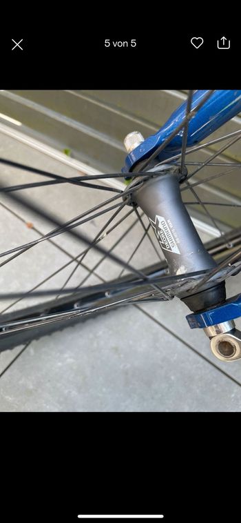 Used Cannondale M500 1995 Mountainbike, Blue — image 5 of 5