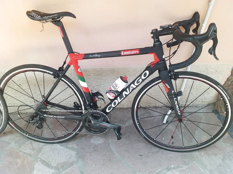 Used Colnago C64 2018 Emirates Frameset PKEM Carbon And Red Team UAE 2018 Road & Gravel