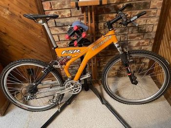 Used Specialized Fsr Comp 1998 Mountainbike, Orange — image 2 of 3