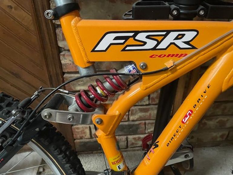 Used Specialized Fsr Comp 1998 Mountainbike, Orange — image 3 of 3