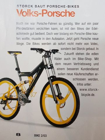 Used PORSCHE FS EVOLUTION 2003 Mountainbike, Black — image 2 of 34